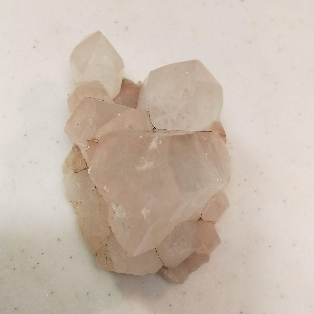 ピンク水晶 クラスター 401g