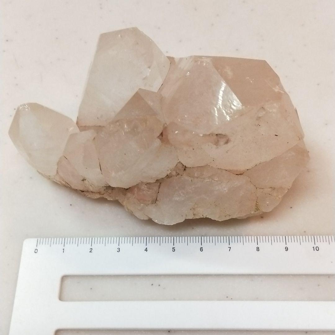 ピンク水晶 クラスター 401g