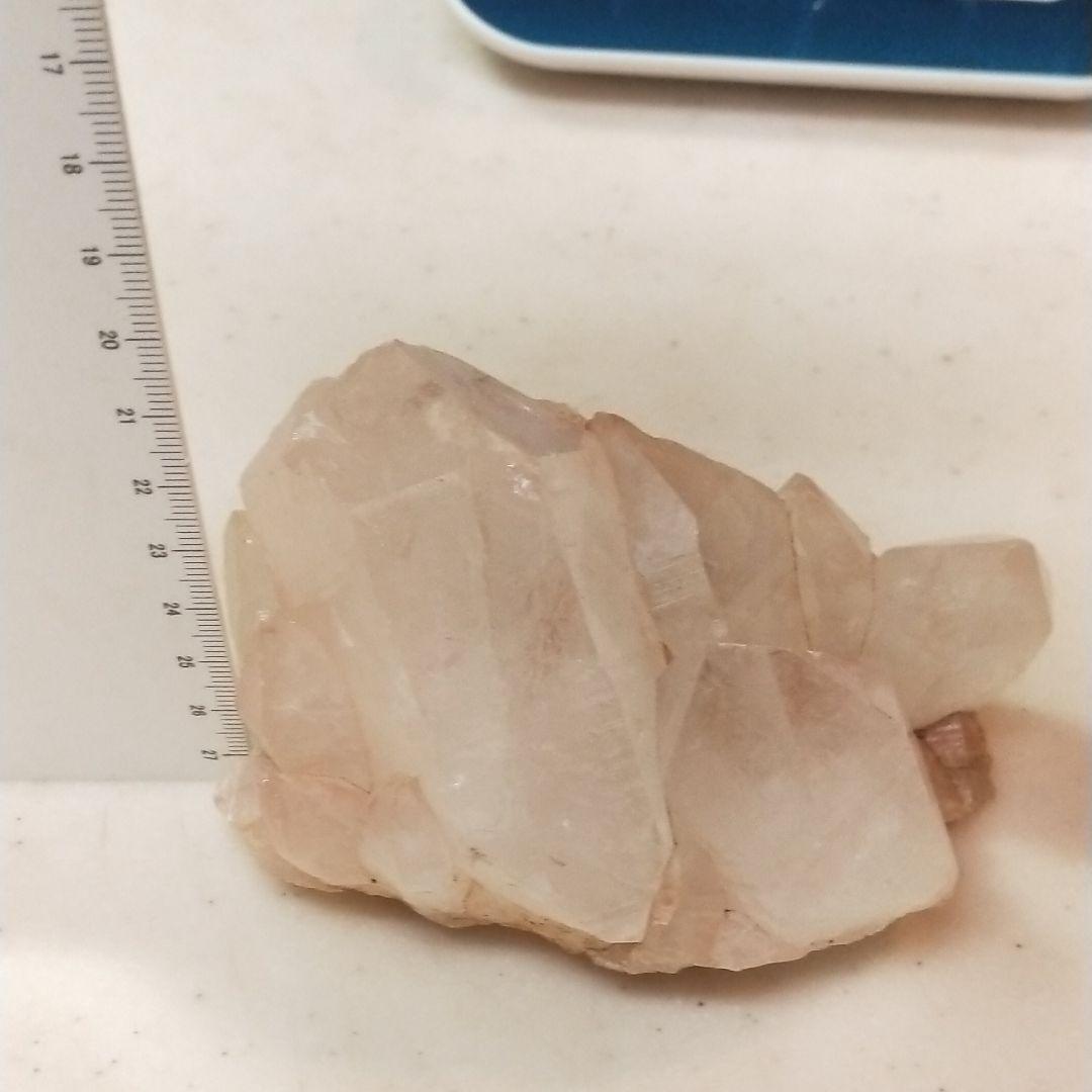 ピンク水晶 クラスター 401g