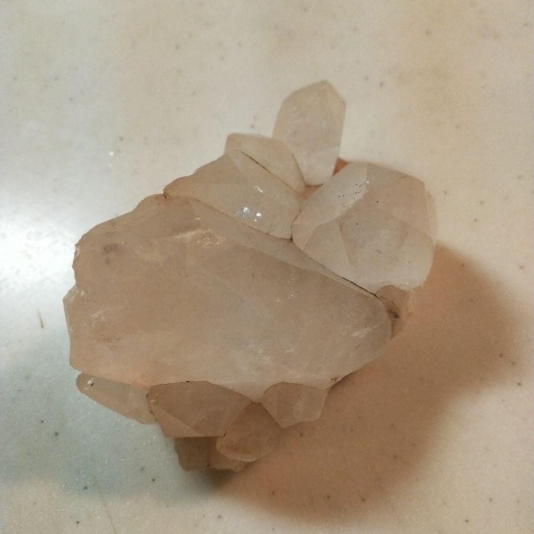 ピンク水晶 クラスター 401g