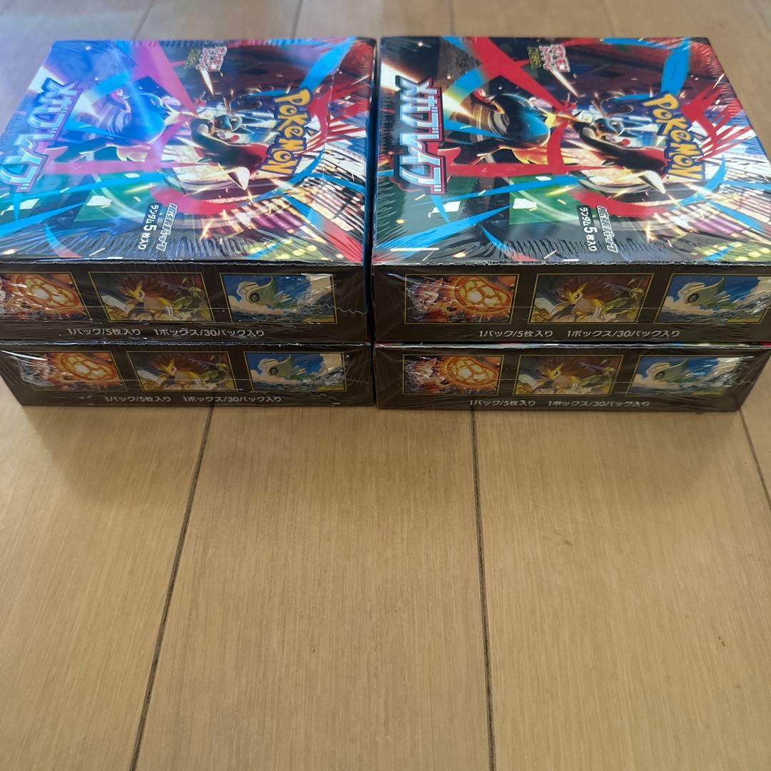 ポケモンカード　メガブレイブ　シュリンク付き4BOX