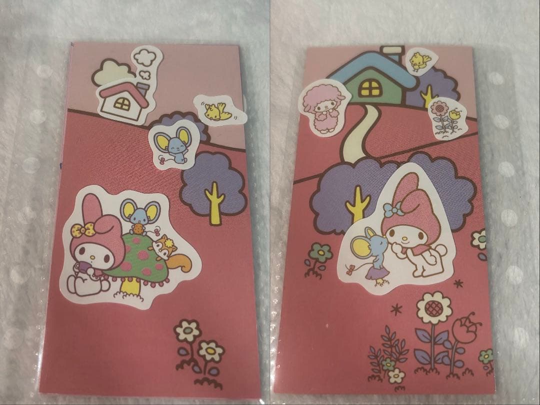サンリオ ボンボンドロップシール 完成品　シール帳　引退品　うるちゅるシール