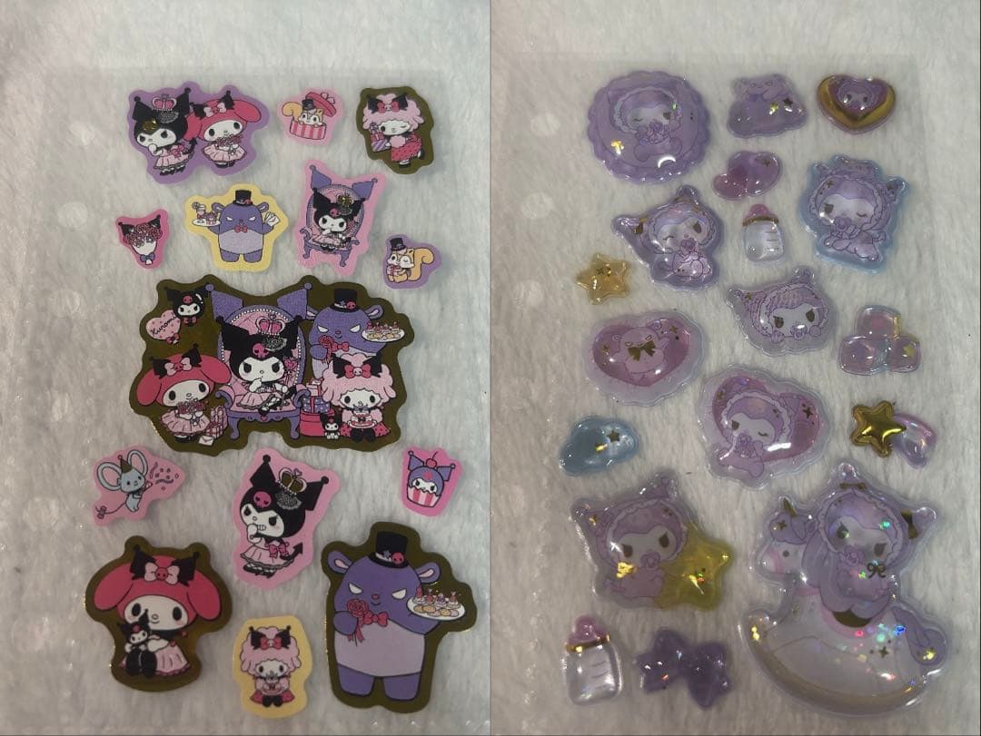 サンリオ ボンボンドロップシール 完成品　シール帳　引退品　うるちゅるシール