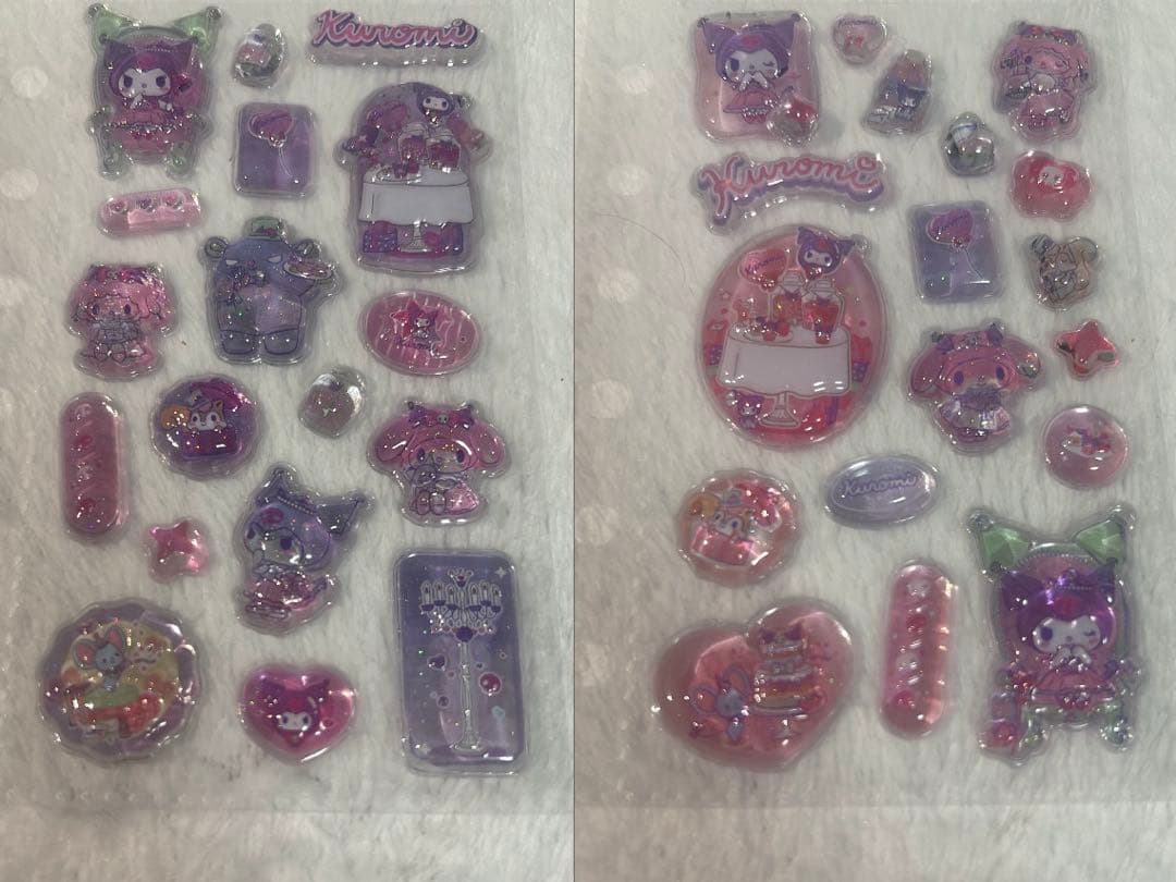 サンリオ ボンボンドロップシール 完成品　シール帳　引退品　うるちゅるシール