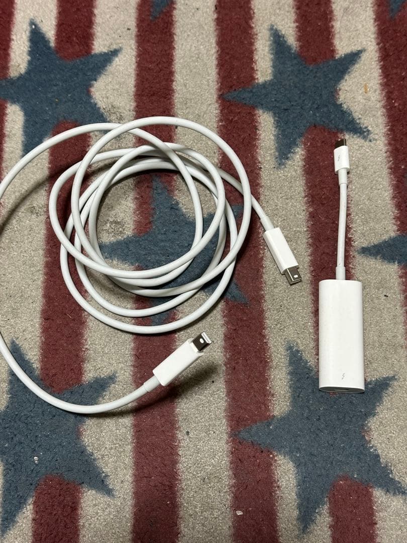 PCケーブル・コネクタ Thunderbolt3 2m + USB-C to Thunderbolt 2