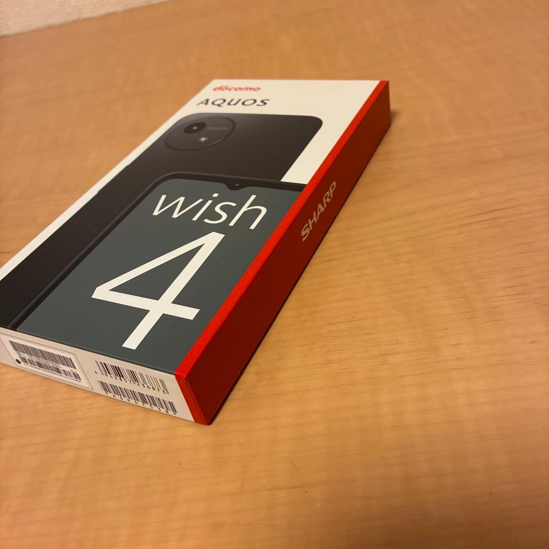 新品　AQUOS wish 4 ブラック SH-52E