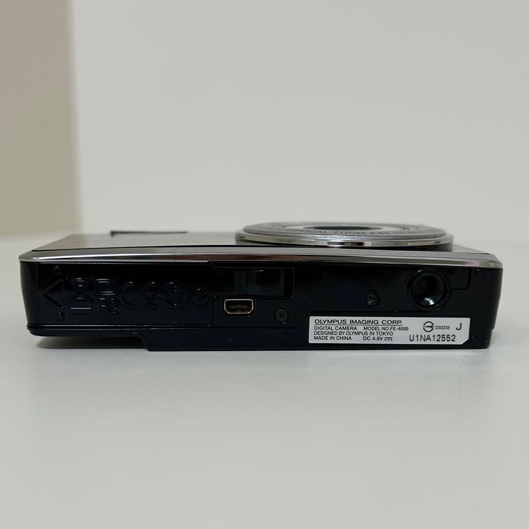 【動作確認済み】OLYMPUS Fe-4000 ピンク デジタルカメラ