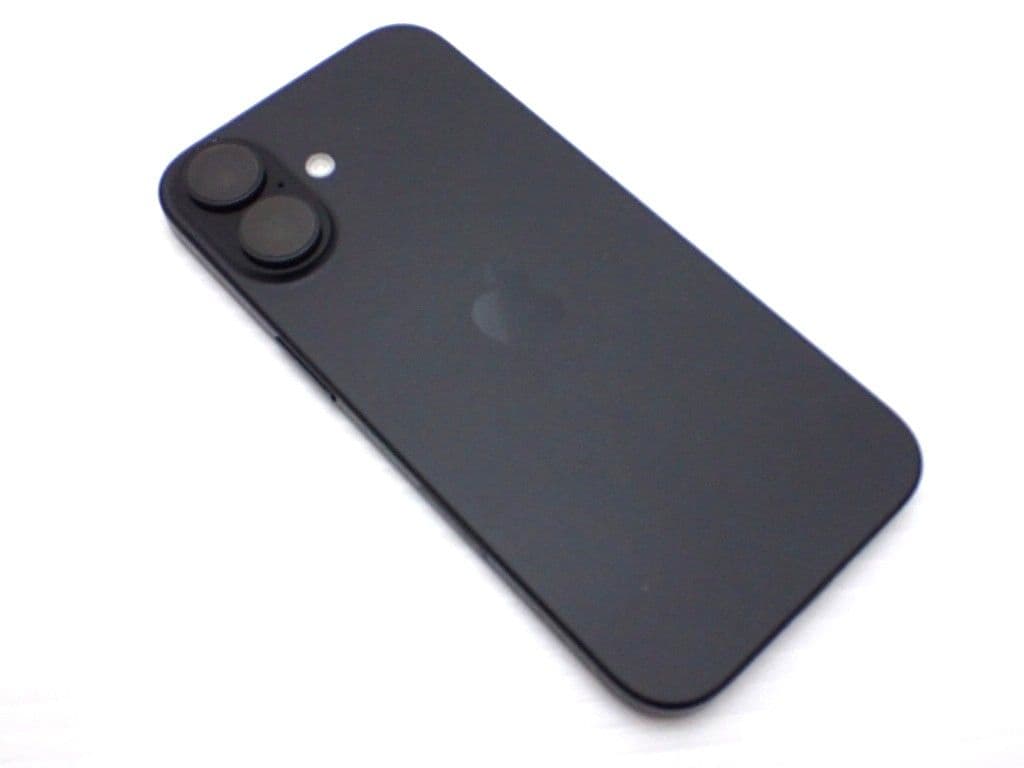 【未使用 動作確認済iPhone16 128GB ブラック SIMフリー5G対応