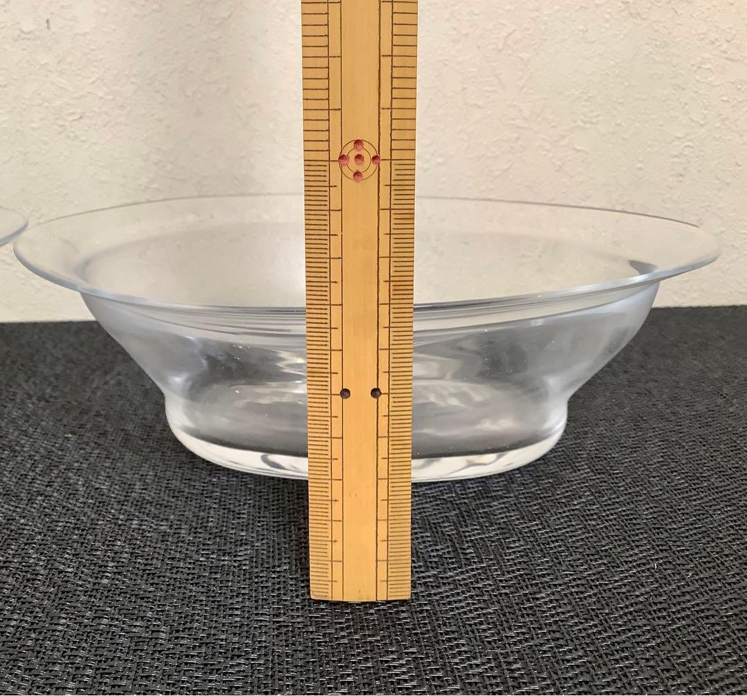 沖澤康平　ガラス製 オーバルボウル 2個セット