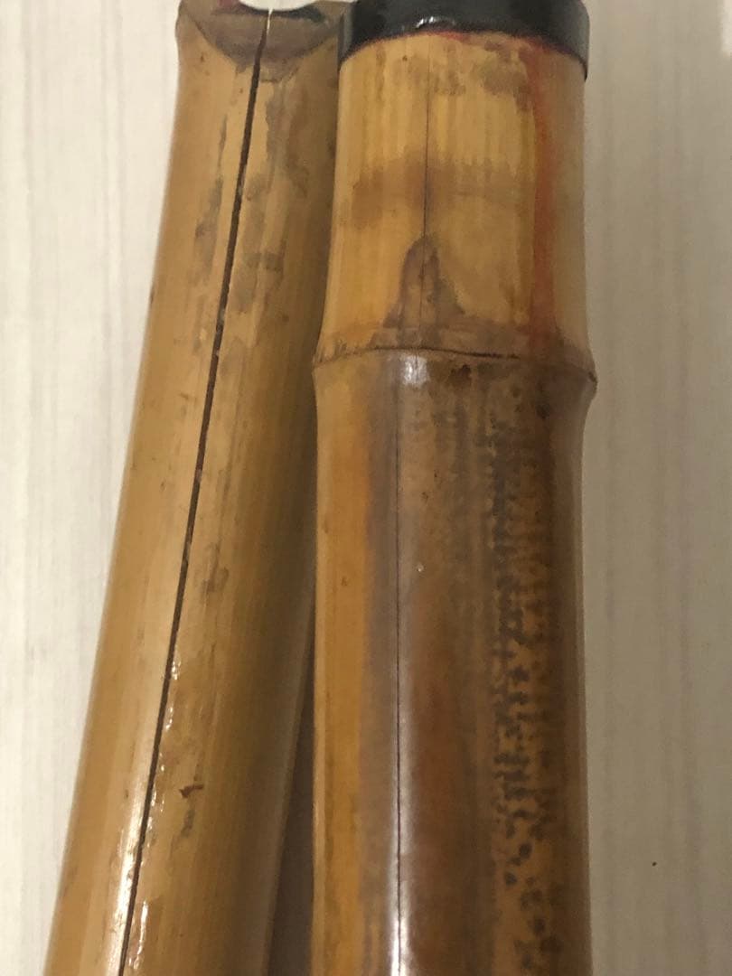 尺八　一尺八寸　塚本雅童　割れあり　現状品　ジャンク品