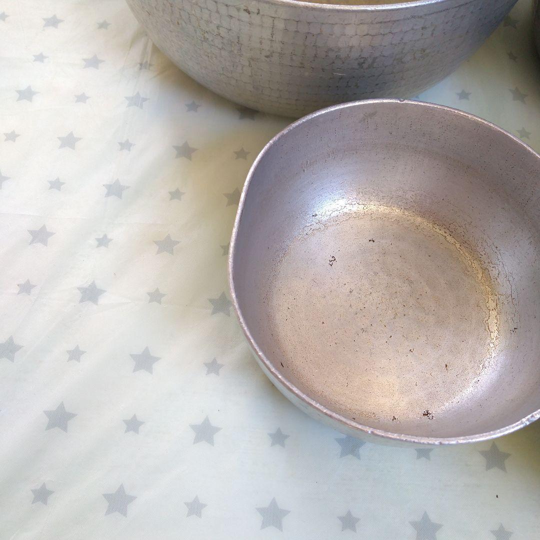 アルミ打ち出し鍋☆雪平鍋 やっとこ鍋 6個セット　中尾アルミ製