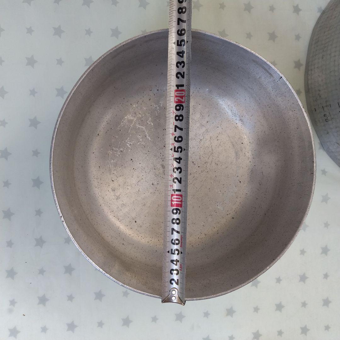 アルミ打ち出し鍋☆雪平鍋 やっとこ鍋 6個セット　中尾アルミ製