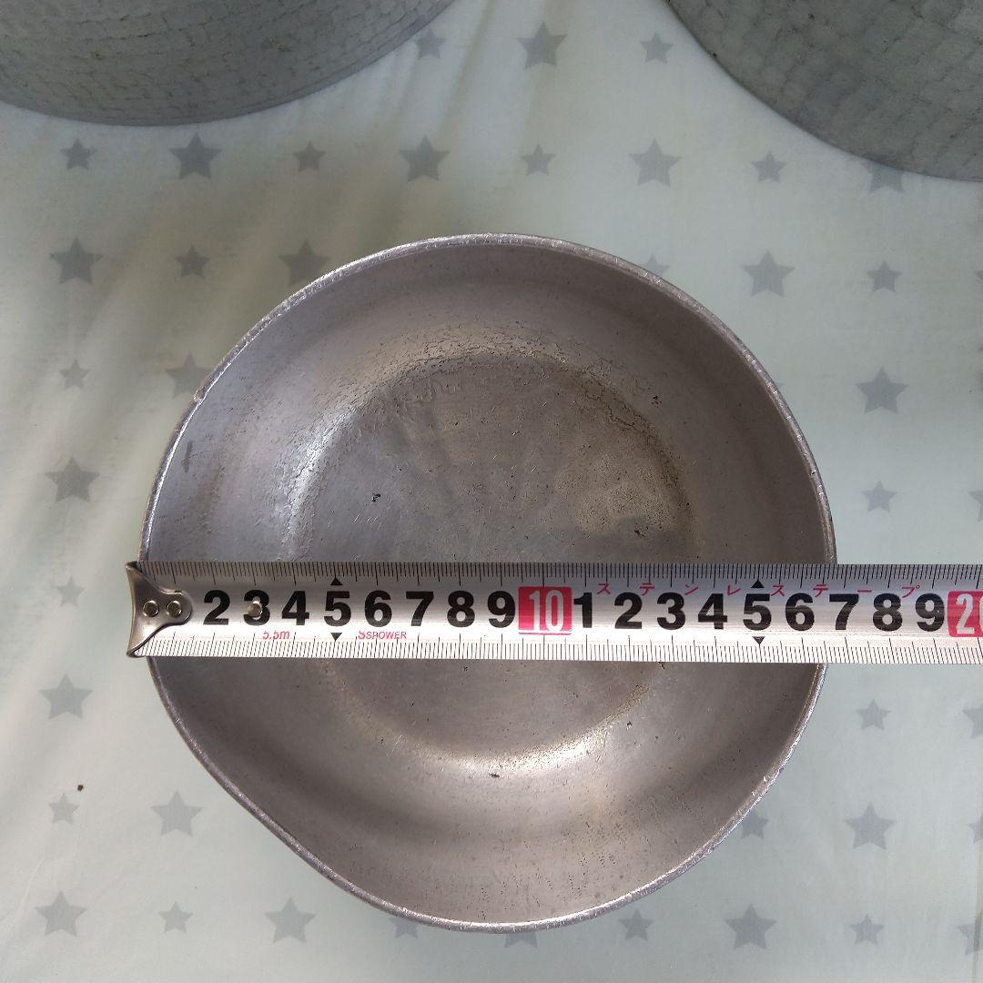 アルミ打ち出し鍋☆雪平鍋 やっとこ鍋 6個セット　中尾アルミ製