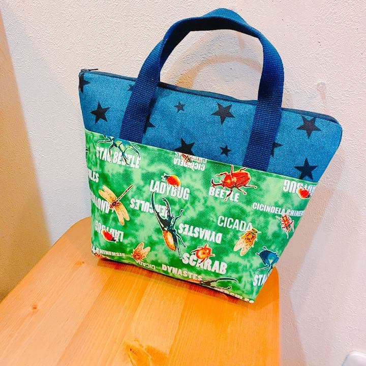 ハンドメイド プリンセス 保冷バッグ お弁当袋 男の子用 女の子用あります