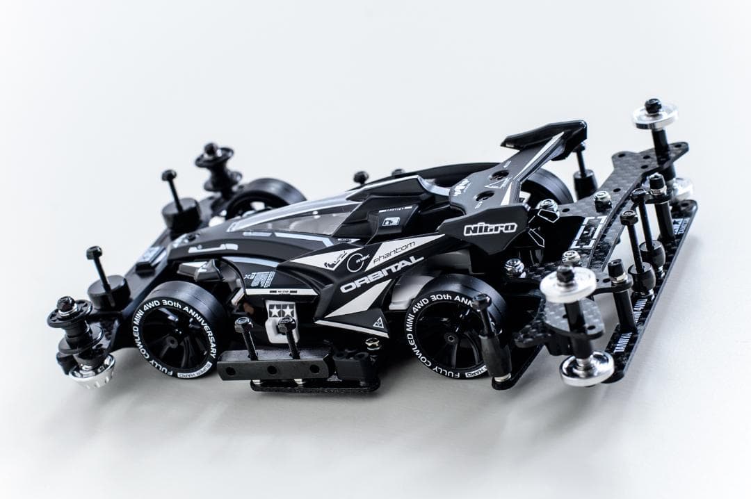 ミニ四駆完成品★アバンテMk.III MAフルベアリング・ポリカボディ未走行