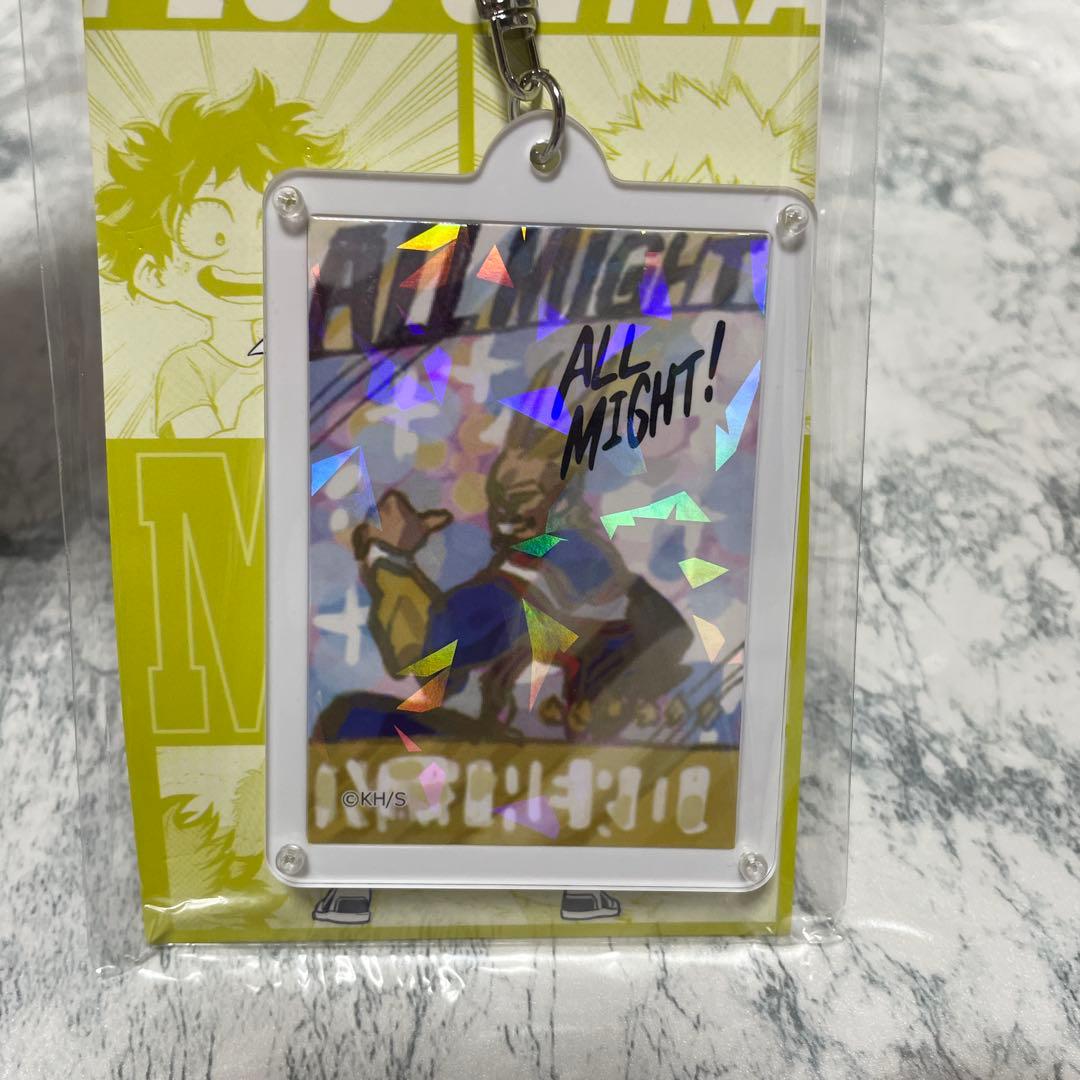ヒロアカフェア　オールマイト　サイン入りキーホルダー　僕のヒーローアカデミア②