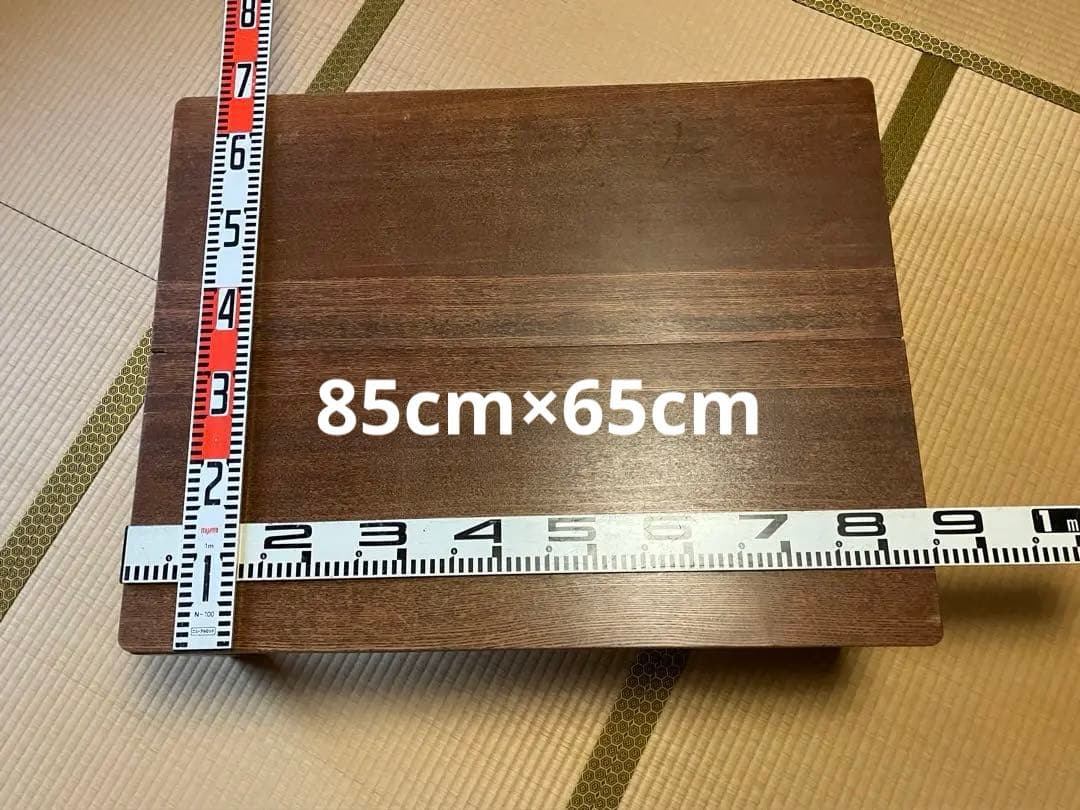 ちゃぶ台 折り畳み式座卓 時代家具 木製テーブル 収納はコンパクト