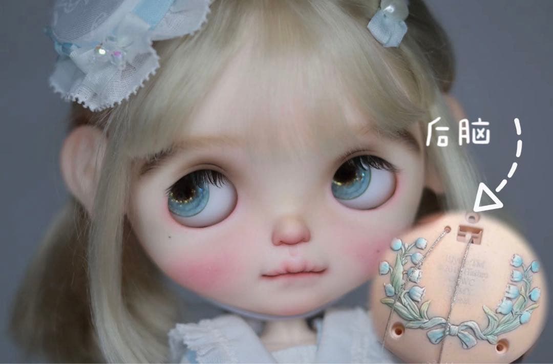 カスタムブライス 海外作家様 柔らかい ナチュラルメイク ふんわり 優しい ③