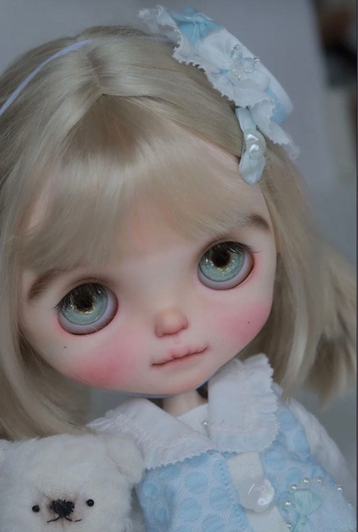 カスタムブライス 海外作家様 柔らかい ナチュラルメイク ふんわり 優しい ③