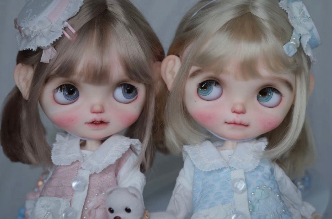 カスタムブライス 海外作家様 柔らかい ナチュラルメイク ふんわり 優しい ③