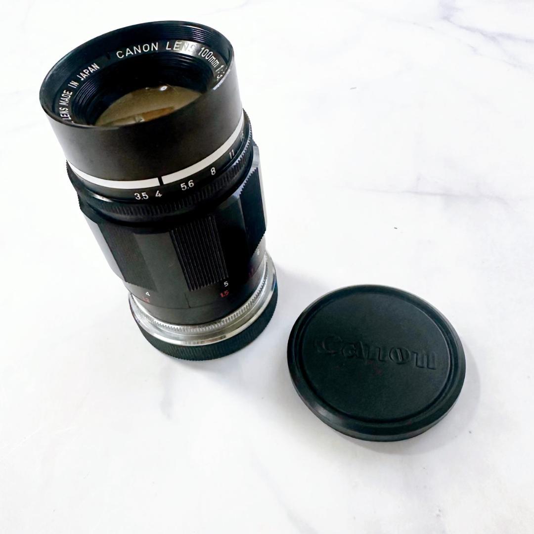Canon LENS 100mm 1:3.5　カメラ　レンズ