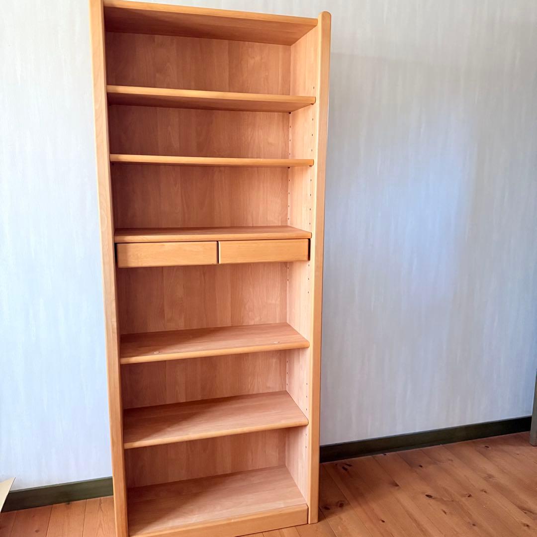 【たのめる便】Hotta Woody 堀田木工所 本棚 ナチュラルインテリア