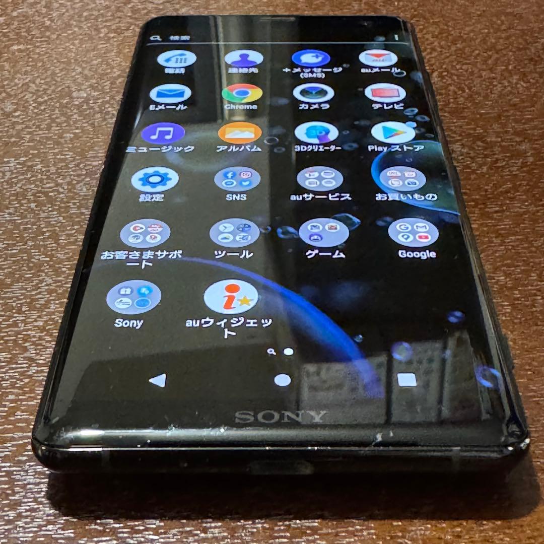 U*y様 5555 Xperia xz3. ブラック スマートフォン 本体