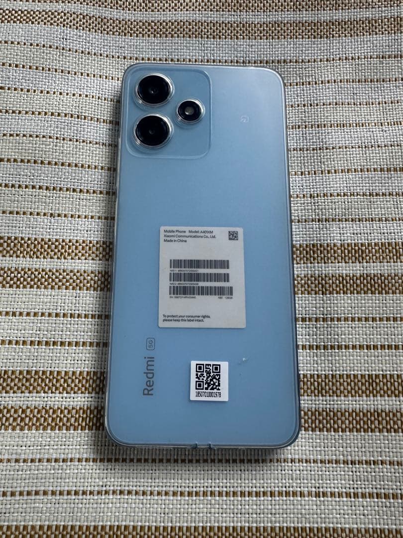 Xiaomi Redmi12 5G スカイブルー　128GB