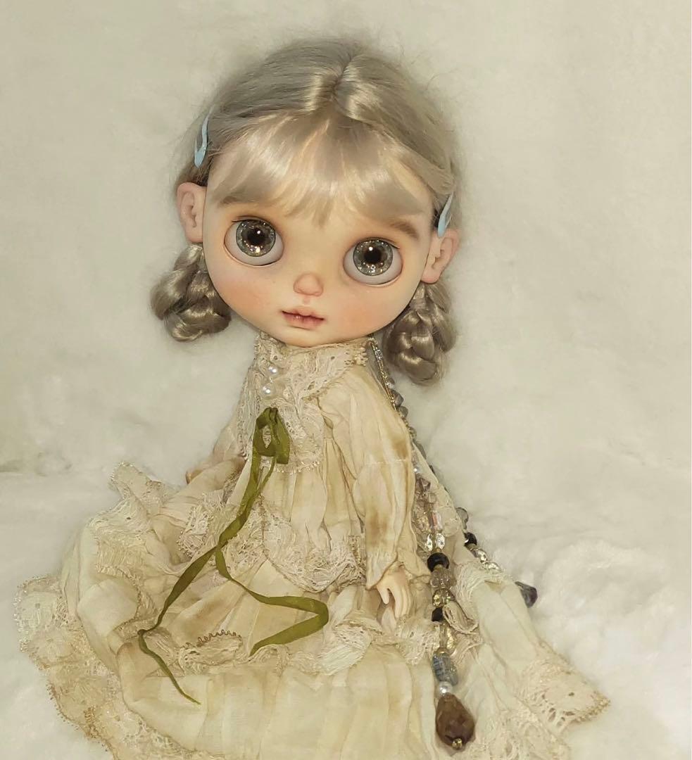 カスタムブライス 人形 海外作家様 シンプル おとなしい ドール フルセット