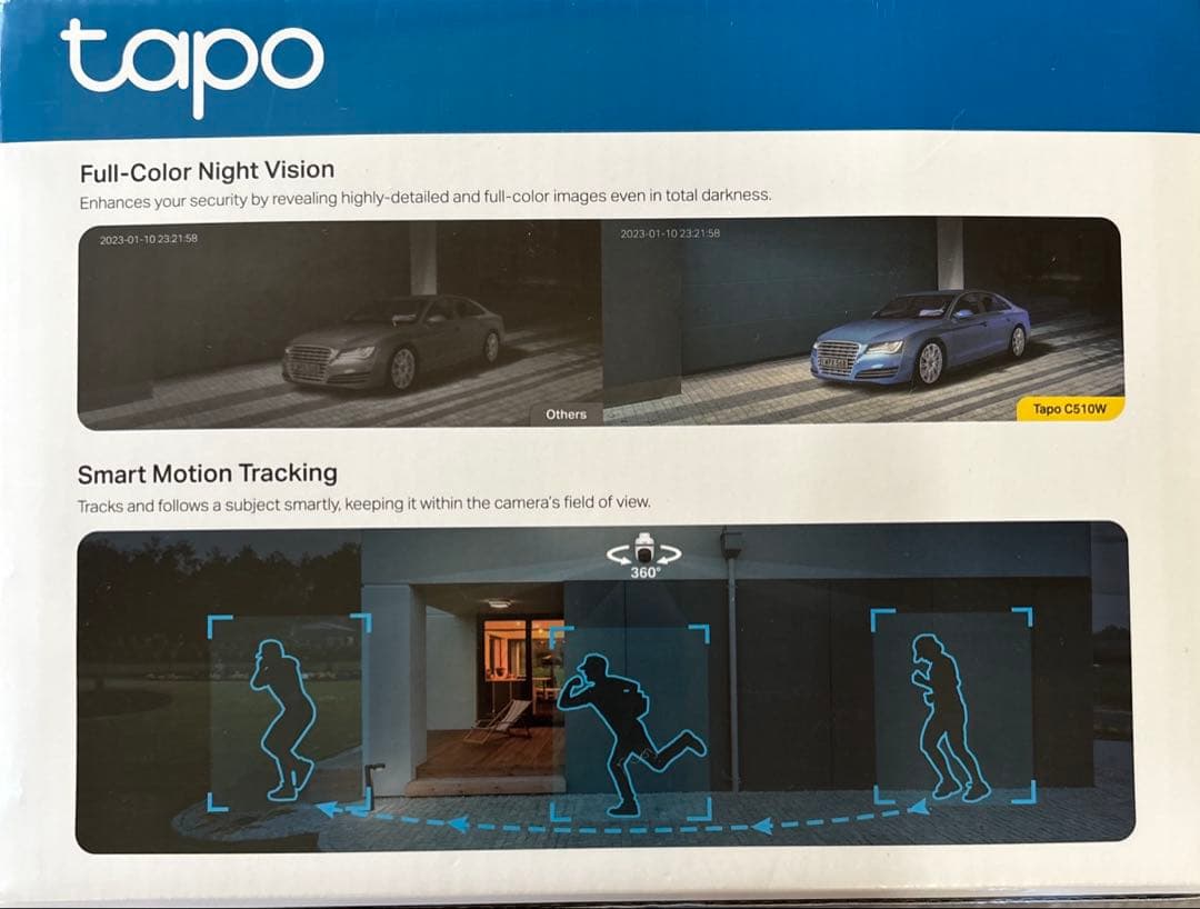 Tapo C510W 2K Wi-Fiカメラ　防犯カメラ　屋外用