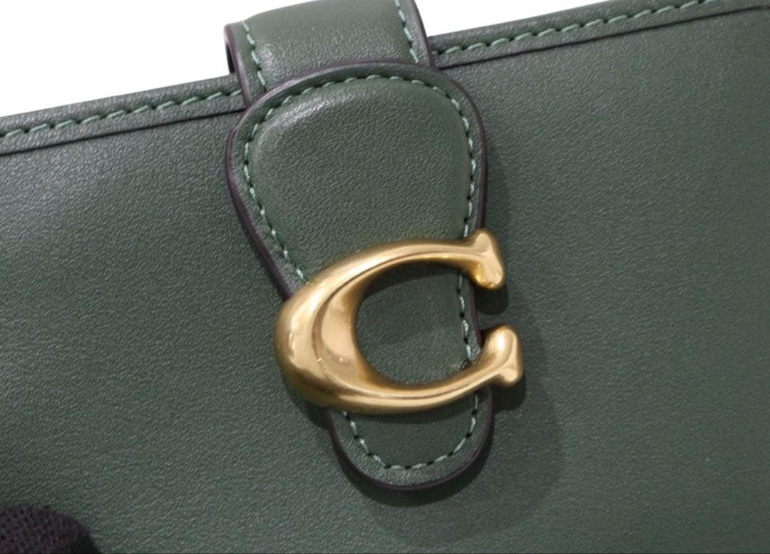 COACHコーチタビースムーズレザーミディアムウォレット