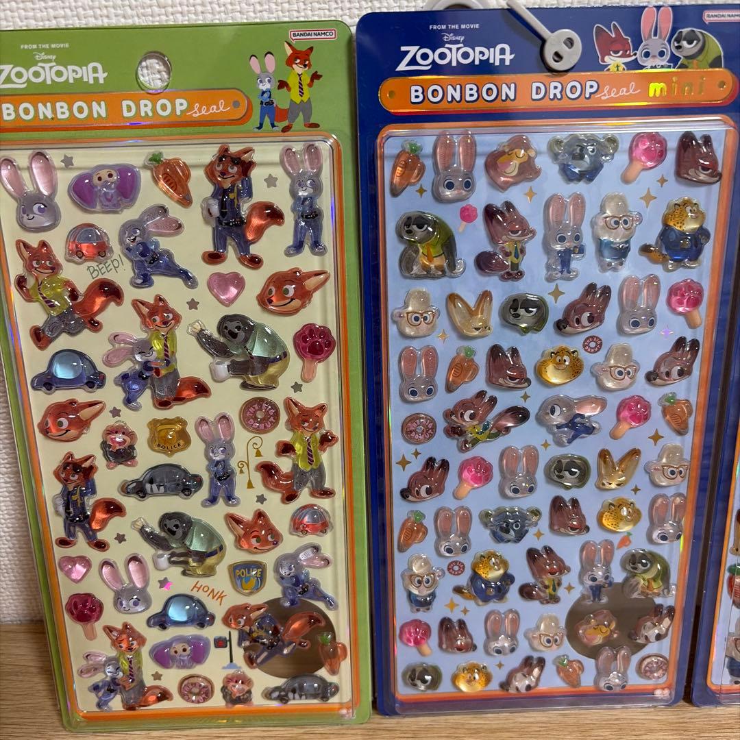 ズートピア ボンボンドロップシール
