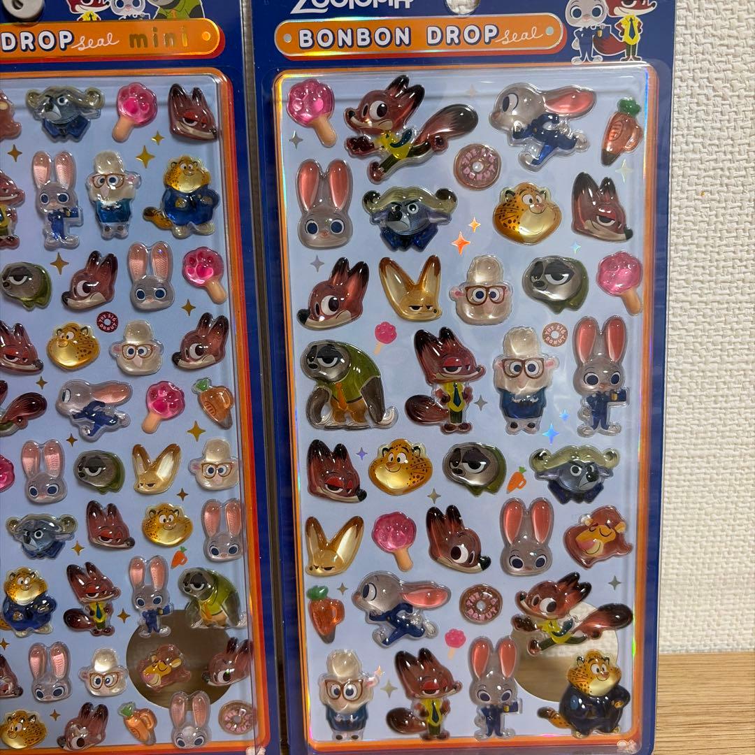 ズートピア ボンボンドロップシール