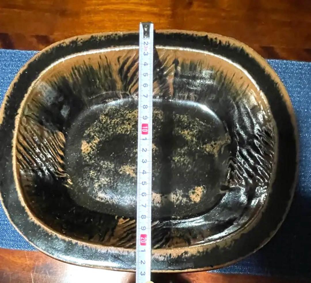 出西窯　多々納弘光作　大皿楕円