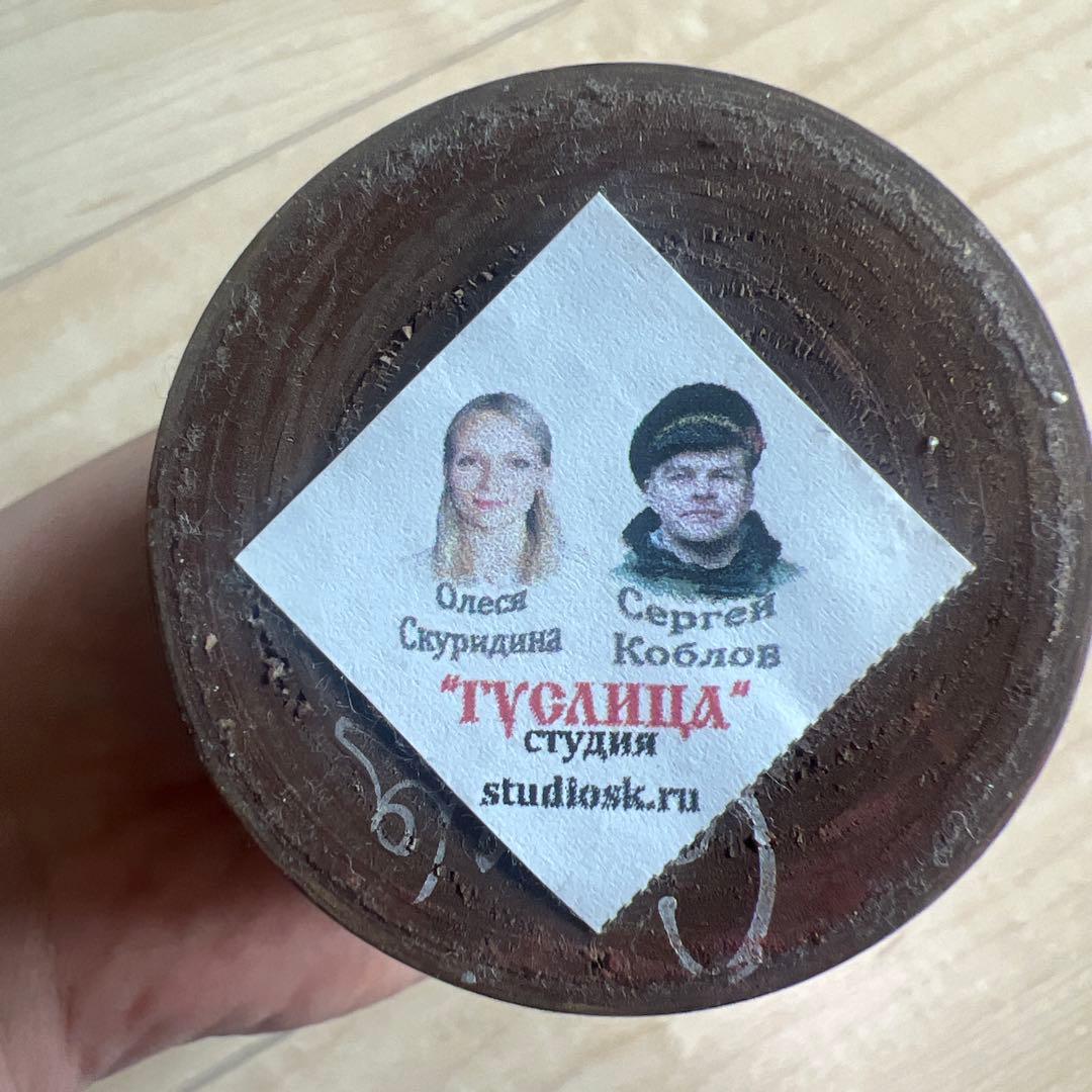 フクロウのマトリョーシカ　ロシア作家