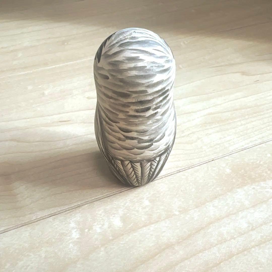 フクロウのマトリョーシカ　ロシア作家