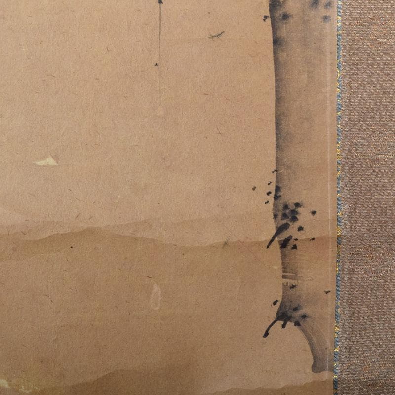 掛軸　古画　墨江武禅　山水人物図　C　7545A