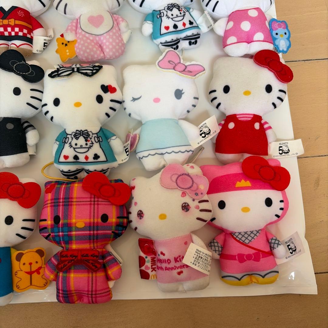 ハローキティ ぬいぐるみセット 23体　マクドナルド ハッピーセット 50周年
