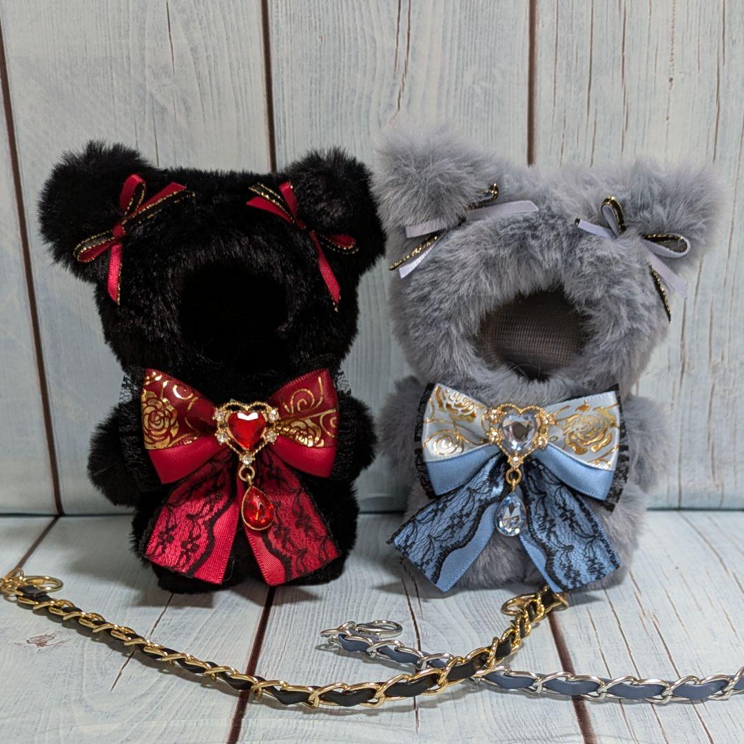 ぬい服 にじぱぺっと　オーダー うさぎ くま ねこ たれみみうさぎ おすわり