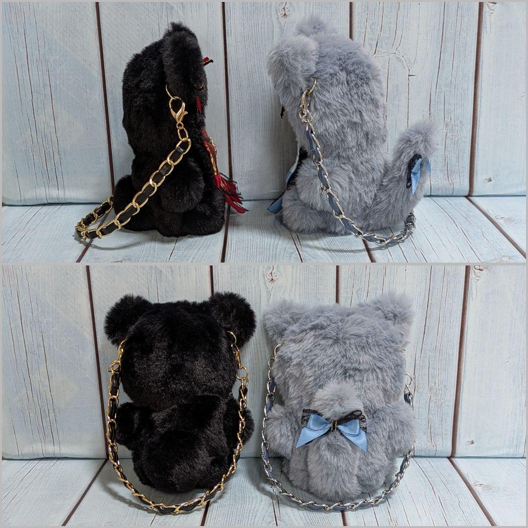 ぬい服 にじぱぺっと　オーダー うさぎ くま ねこ たれみみうさぎ おすわり