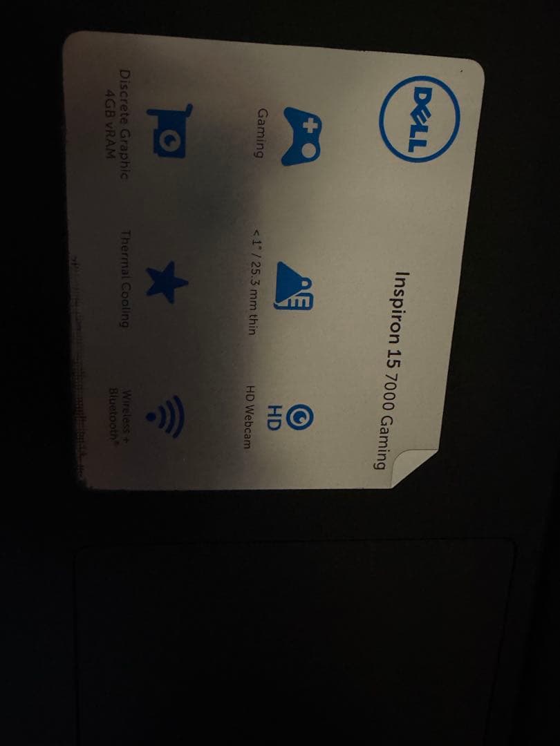 DELL Inspiron 15 7000 Gaming （韓国語配列)