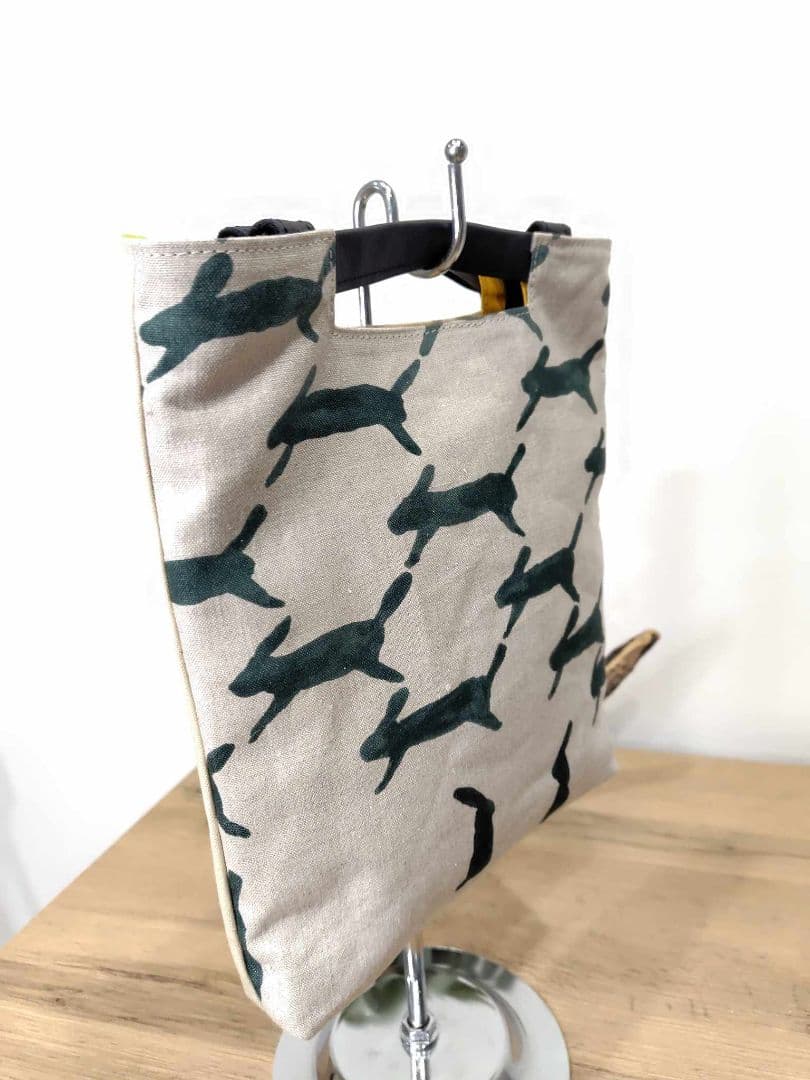 ミナペルホネン/ランランランとふくろうパッチ/２Wayトート A４サイズ