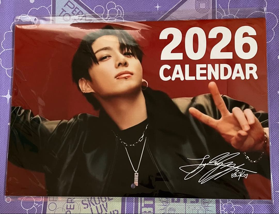 【エルモ】BTS ジン ミニキーホルダーとカレンダー3点とコースター