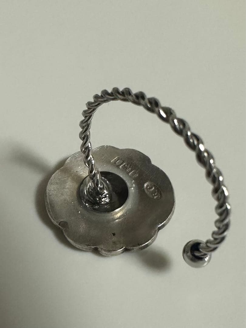 【もんじろう】希少 アンティークボタン リング シルバー　アクセサリー