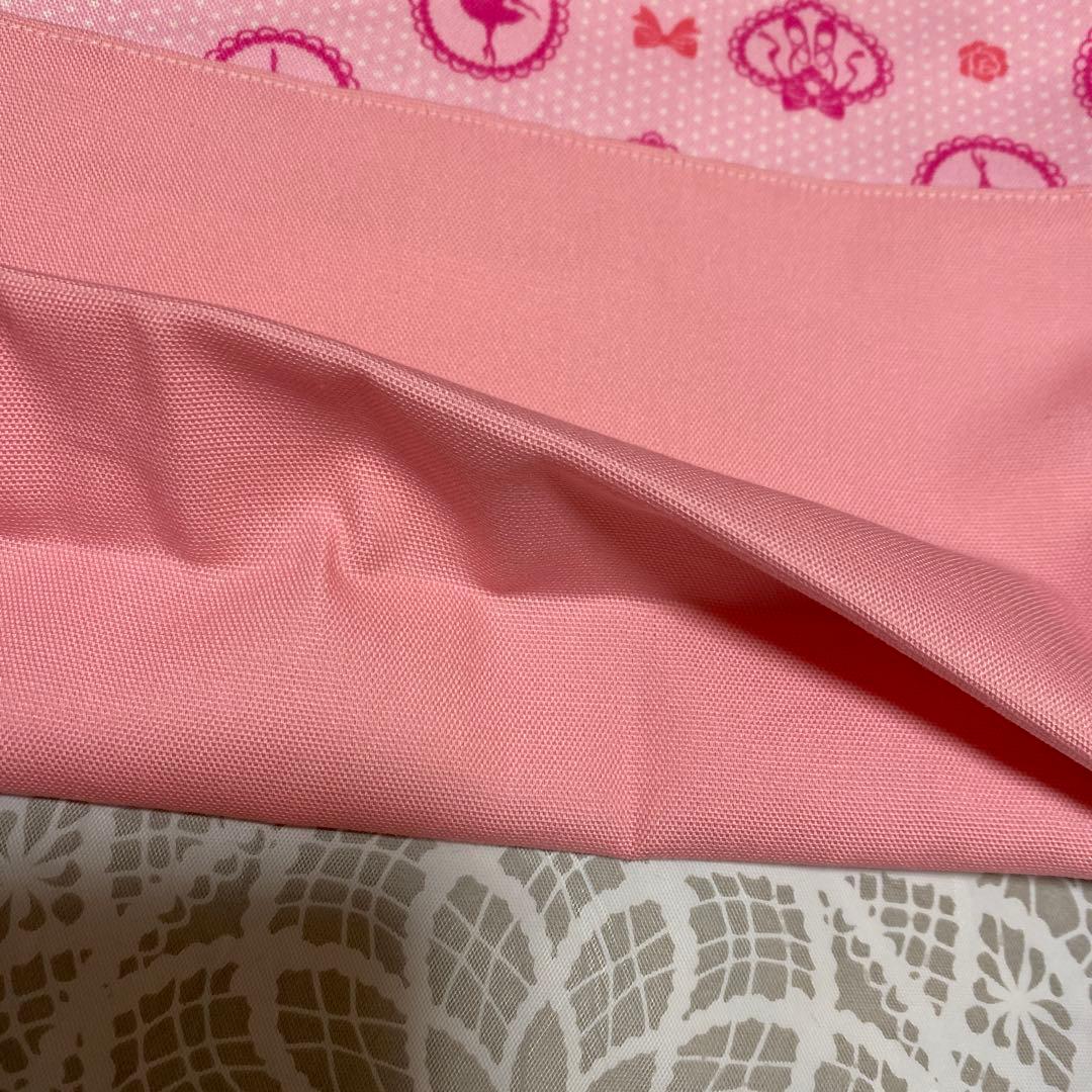 ハンドメイド　入園入学4点セット ピンク　バレリーナ　女の子　絵本袋　体操服袋