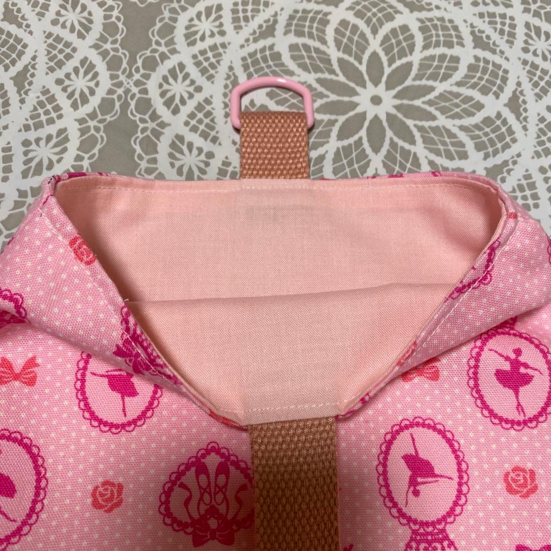ハンドメイド　入園入学4点セット ピンク　バレリーナ　女の子　絵本袋　体操服袋