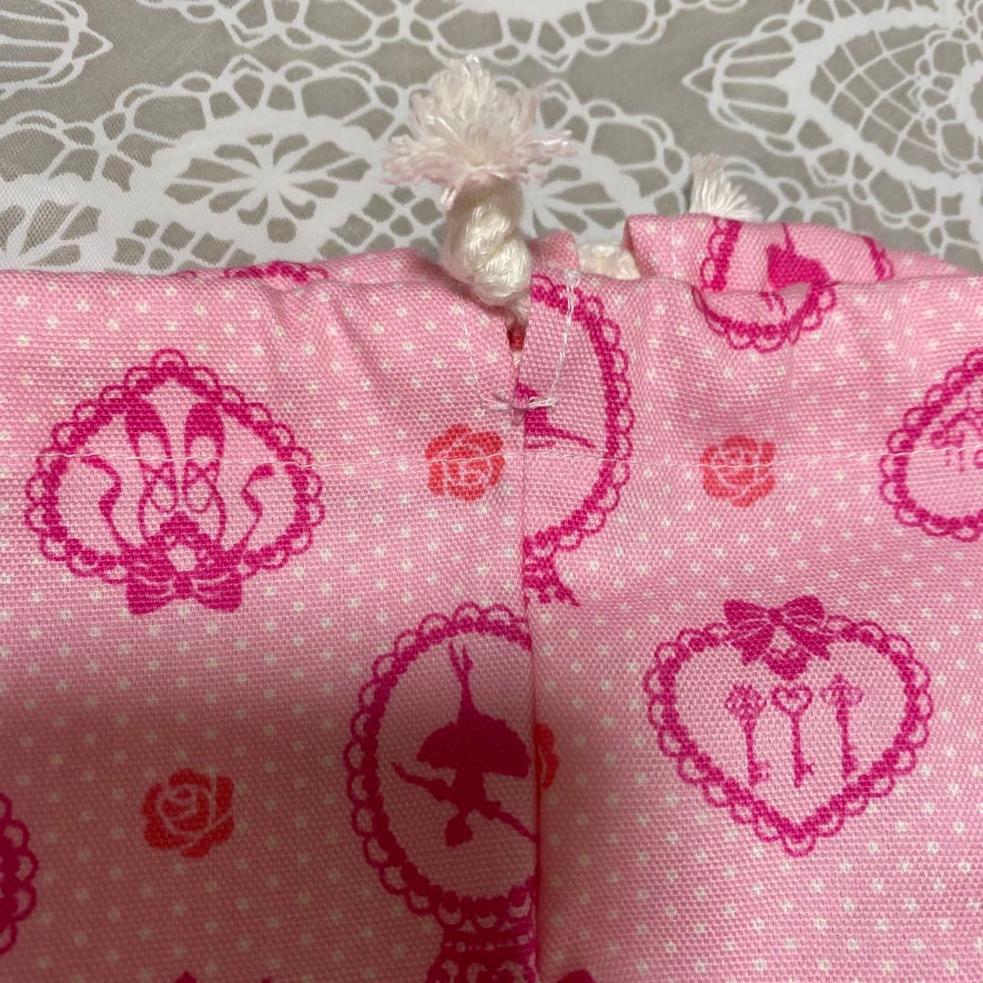 ハンドメイド　入園入学4点セット ピンク　バレリーナ　女の子　絵本袋　体操服袋