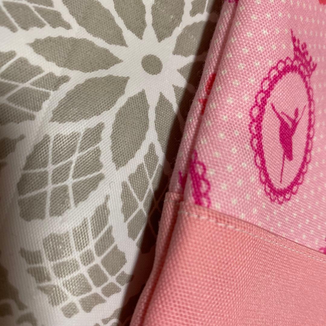 ハンドメイド　入園入学4点セット ピンク　バレリーナ　女の子　絵本袋　体操服袋