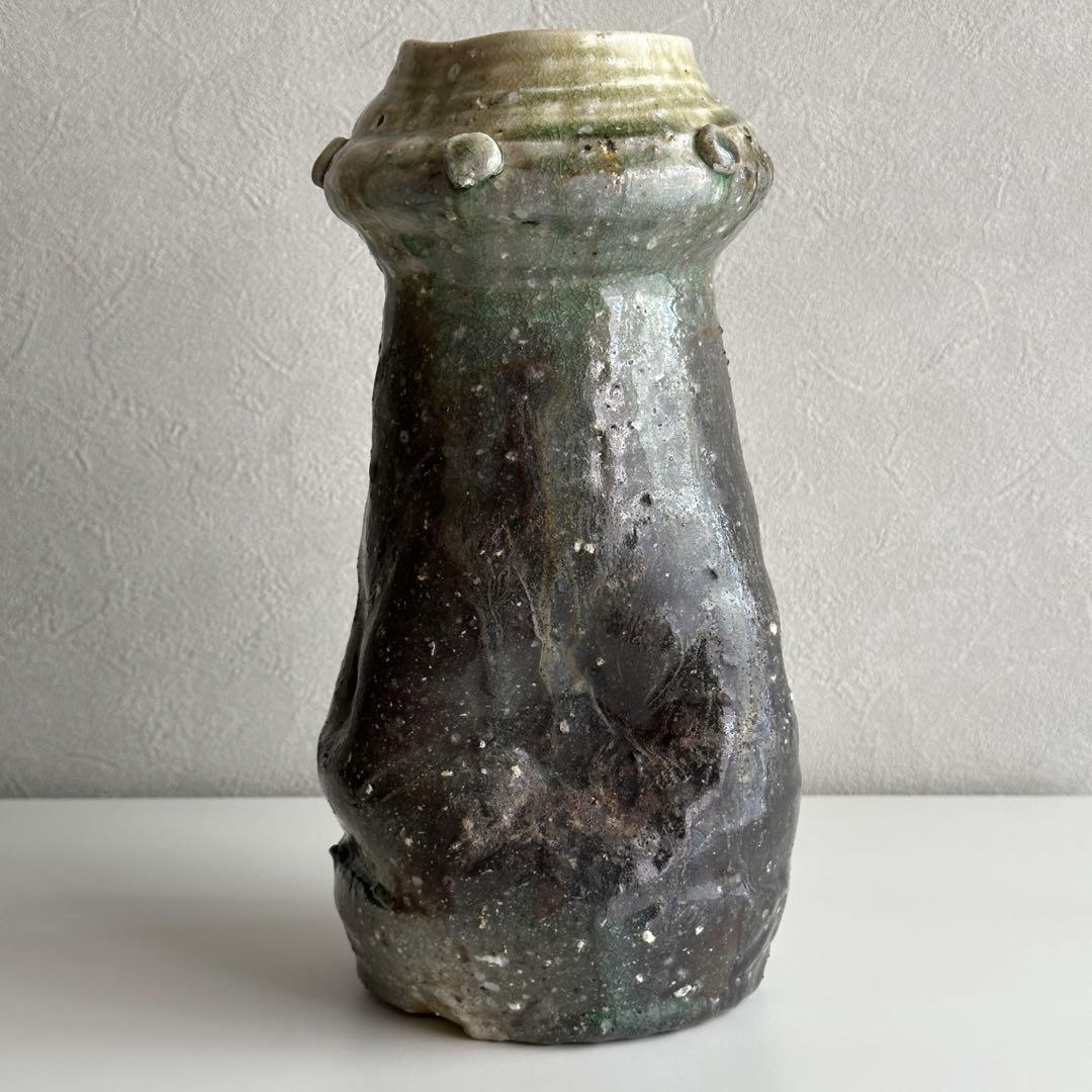 古谷道生 伊賀 花器 伊賀花入 「宙のグラス」共箱