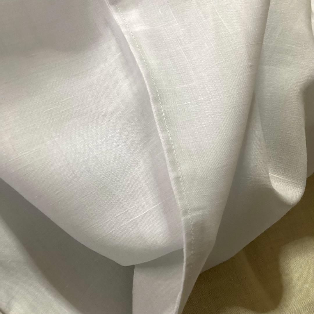 近江麻ラミー高級ワイシャツ生地二枚合わせ敷きパット件麻ケツト215×170